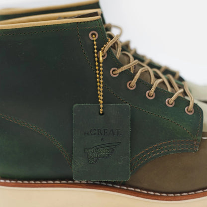 Red Wing Shoes 6-Inch Classic Moc Short Boot in Multi Army 3465 | Red Wing Heritage