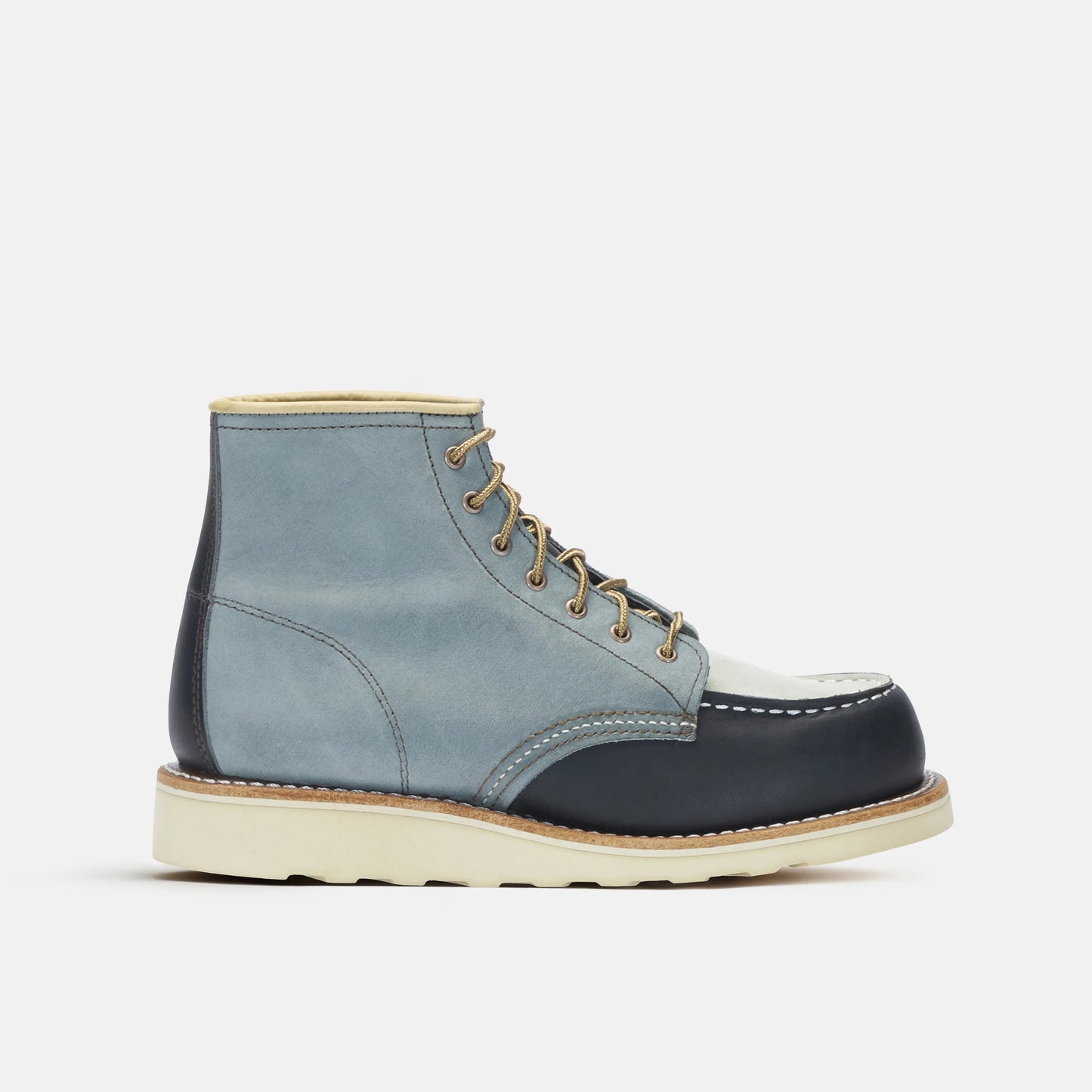 Red Wing Shoes 6-Inch Classic Moc Short Boot in Multi Indigo 3466 | Red Wing Heritage