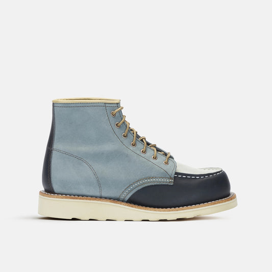 Red Wing Shoes 6-Inch Classic Moc Short Boot in Multi Indigo 3466 | Red Wing Heritage