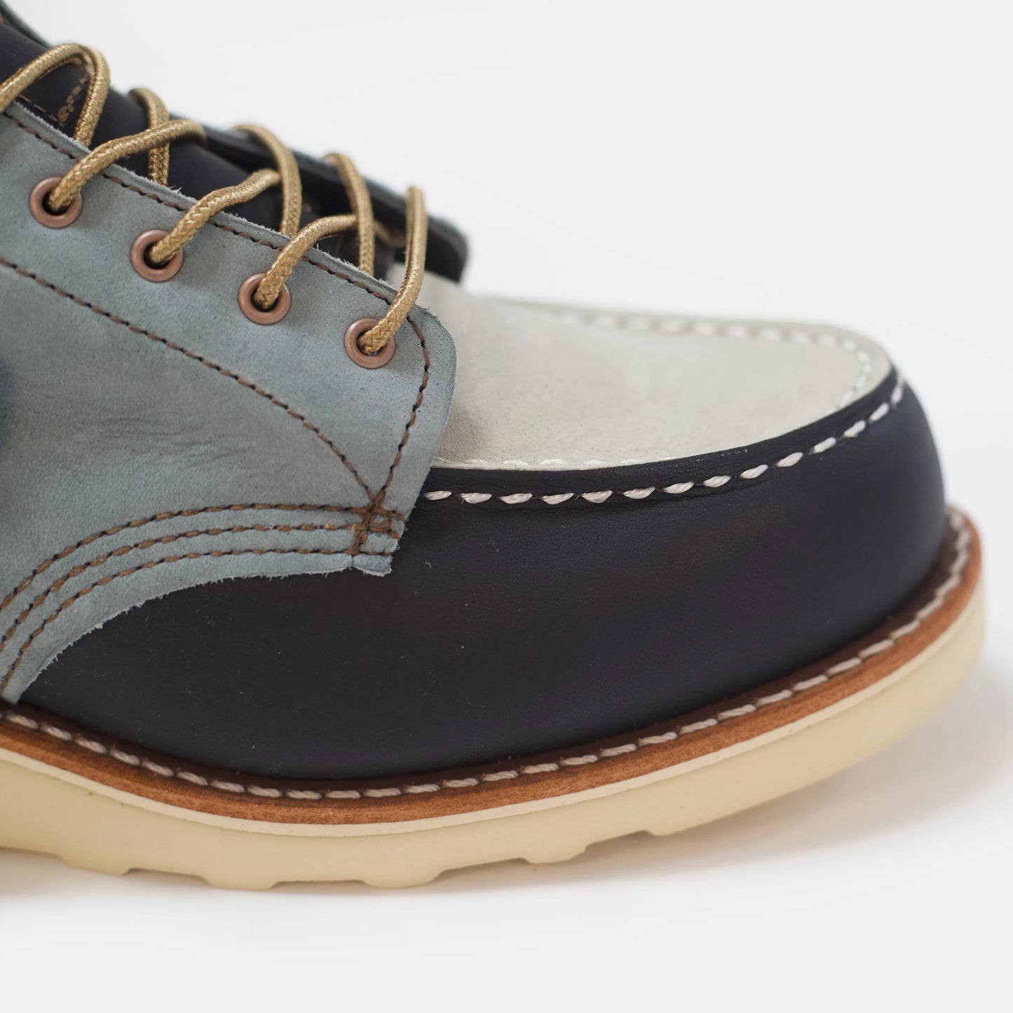 Red Wing Shoes 6-Inch Classic Moc Short Boot in Multi Indigo 3466 | Red Wing Heritage