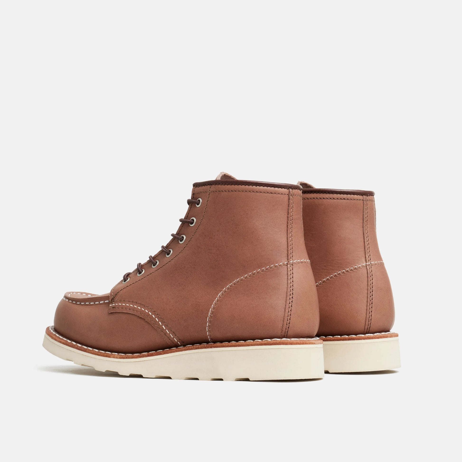 Red Wing Shoes 6-Inch Classic Moc Short Boot in Mocha Leather 3426 | Red Wing Heritage