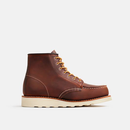 Red Wing Shoes 6-Inch Classic Moc Short Boot in Copper Leather 3428 | Red Wing Heritage