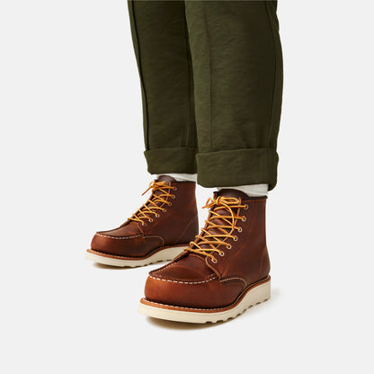 Red Wing Shoes 6-Inch Classic Moc Short Boot in Copper Leather 3428 | Red Wing Heritage