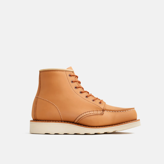 Red Wing Shoes 6-Inch Classic Moc Short Boot in Tan Leather 3383 | Red Wing Heritage