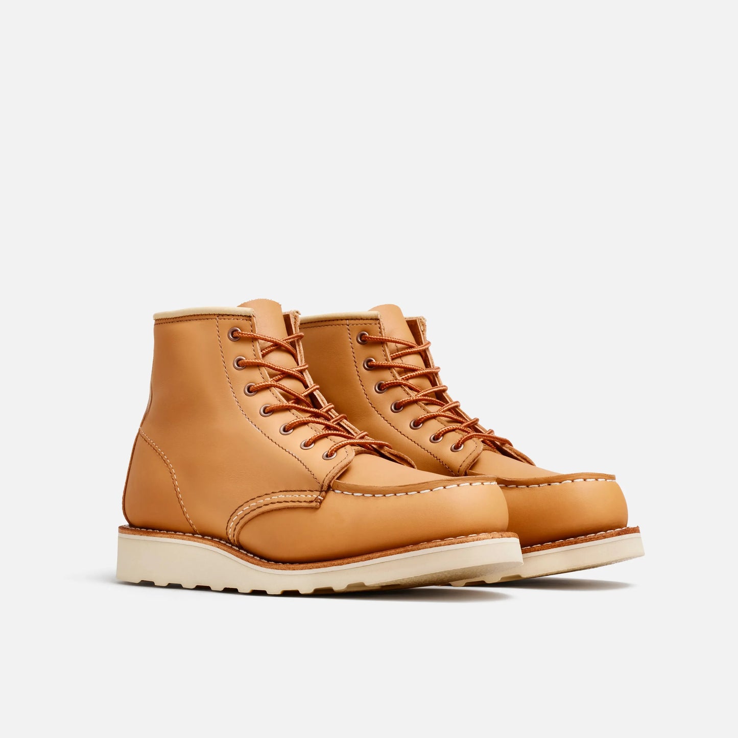 Red Wing Shoes 6-Inch Classic Moc Short Boot in Tan Leather 3383 | Red Wing Heritage