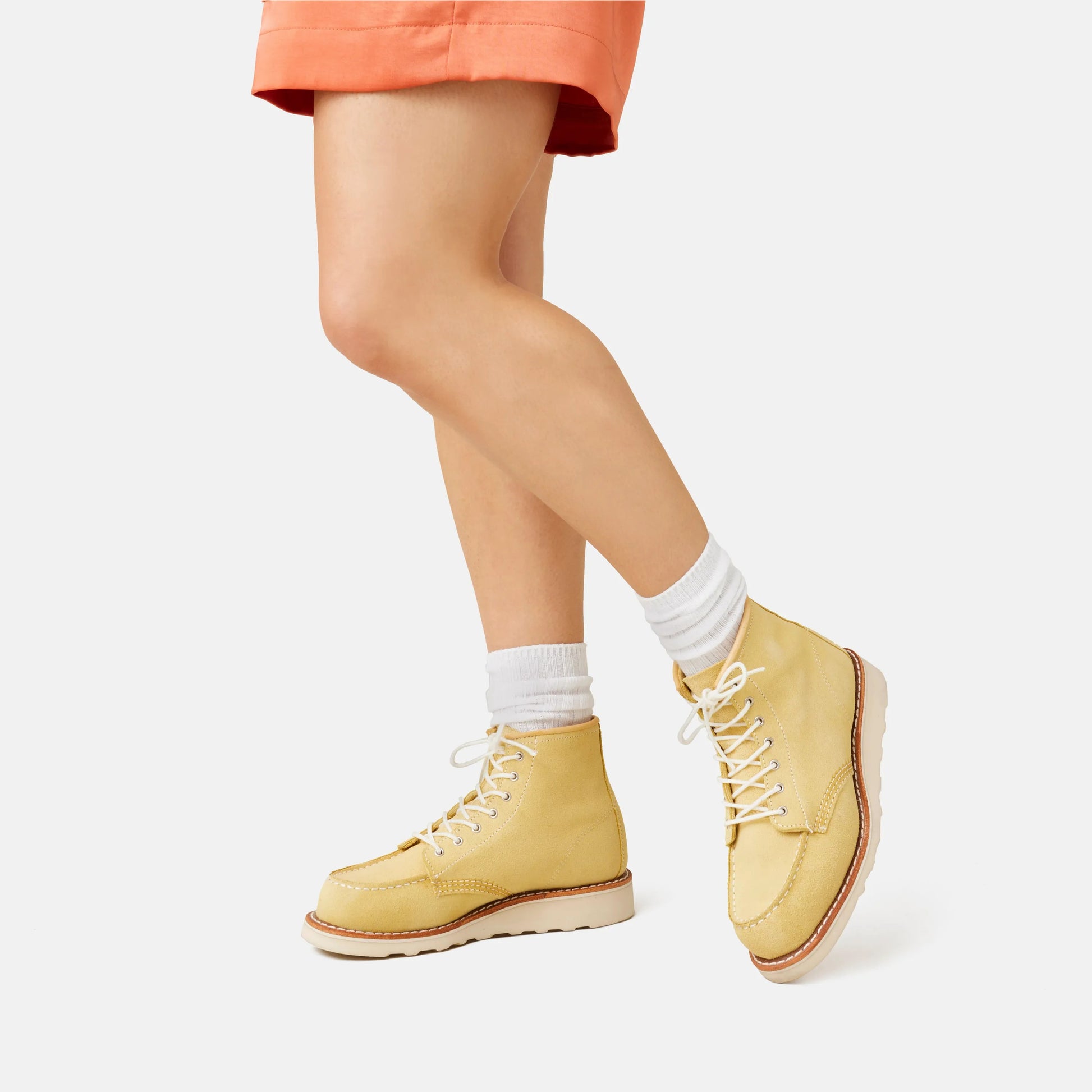 Red Wing Shoes 6-Inch Classic Moc Short Boot in Yellow Leather 3423 | Red Wing Heritage