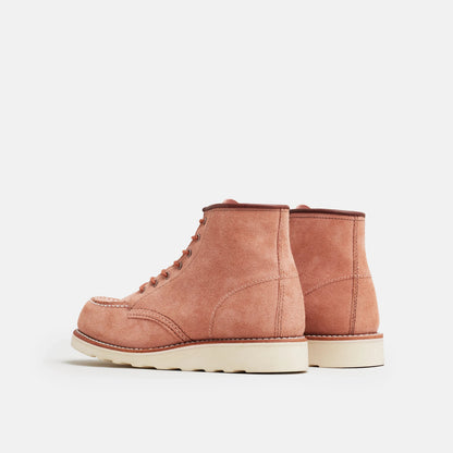 Red Wing Shoes 6-Inch Classic Moc Short Boot in Pink Leather 3328 | Red Wing Heritage