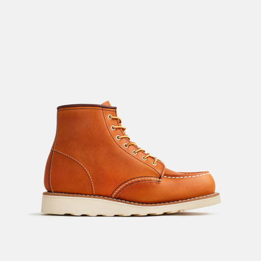Red Wing Shoes 6-Inch Classic Moc Short Boot in Brown Leather 3375 | Red Wing Heritage