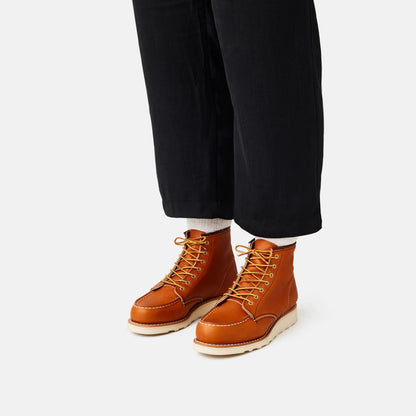 Red Wing Shoes 6-Inch Classic Moc Short Boot in Brown Leather 3375 | Red Wing Heritage