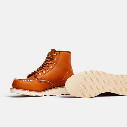 Red Wing Shoes 6-Inch Classic Moc Short Boot in Brown Leather 3375 | Red Wing Heritage