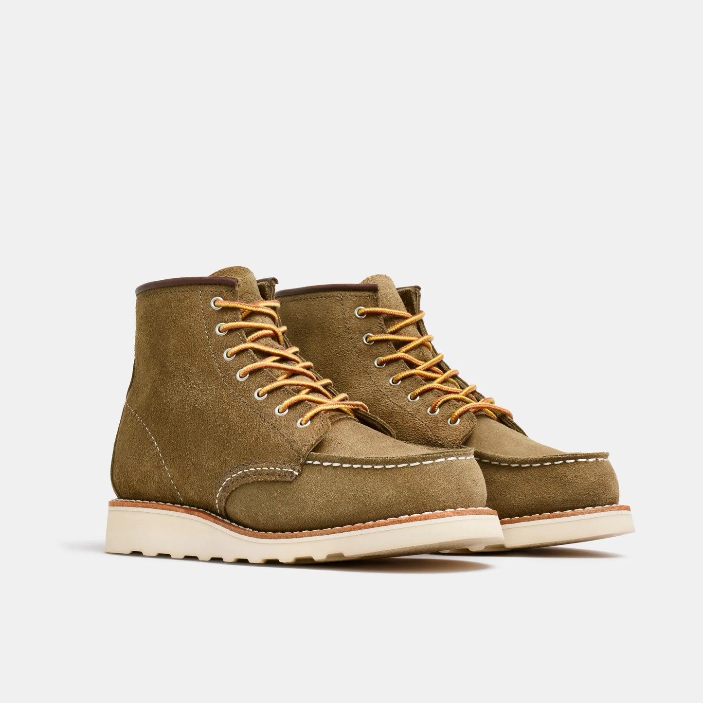 Red Wing Shoes 6-Inch Classic Moc Short Boot in Light Brown Leather 3377 | Red Wing Heritage