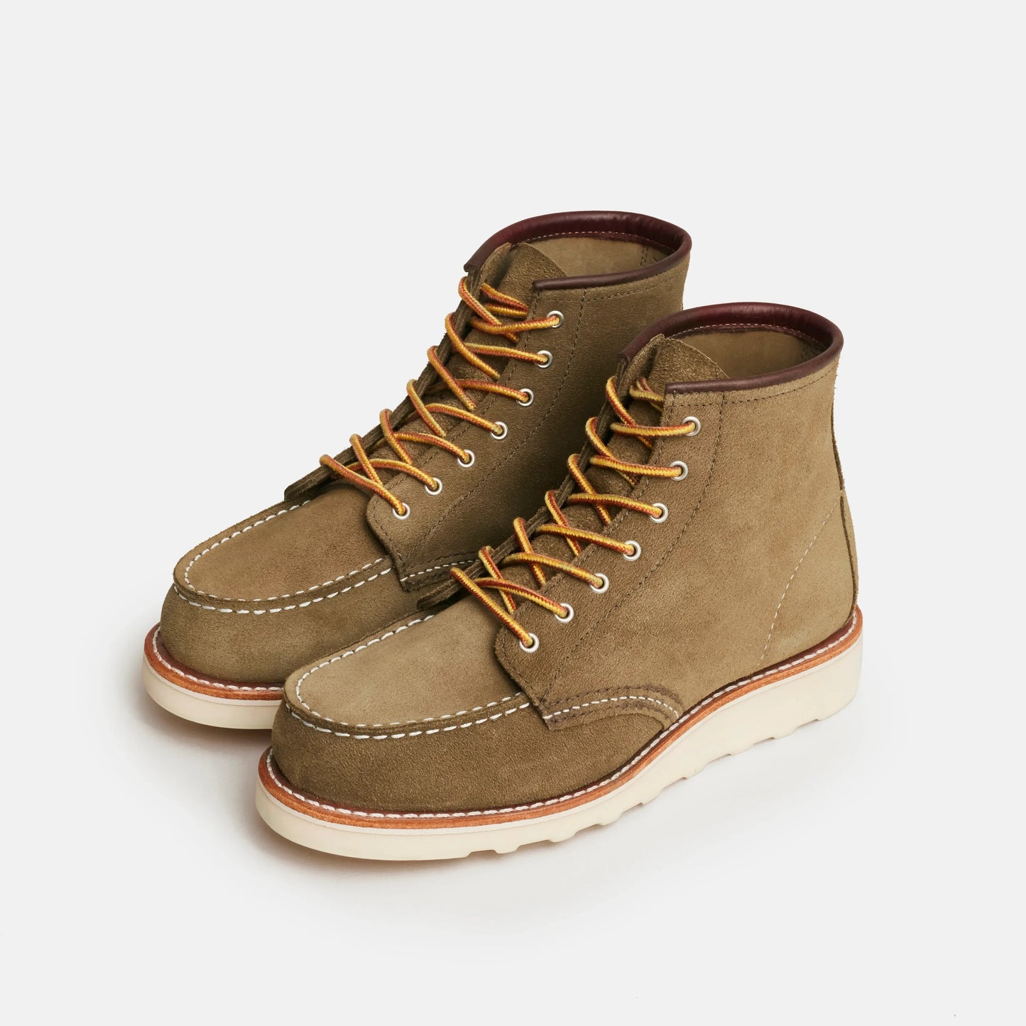Red Wing Shoes 6-Inch Classic Moc Short Boot in Light Brown Leather 3377 | Red Wing Heritage