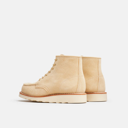 Red Wing Shoes 6-Inch Classic Moc Short Boot in Cream Leather 3328 | Red Wing Heritage
