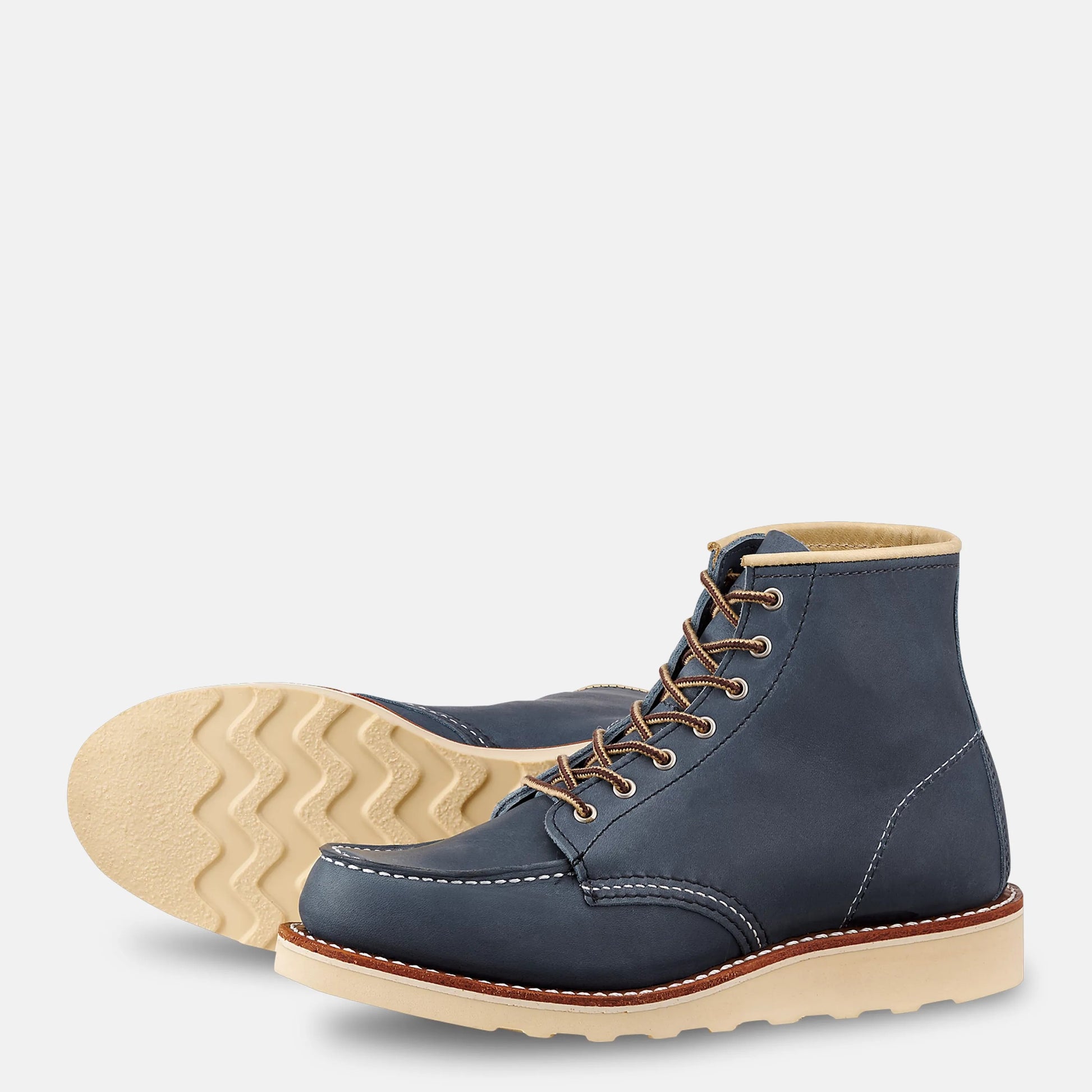 Red Wing Shoes 6-Inch Moc Short Boot in Blue Leather 3353 | Red Wing Heritage