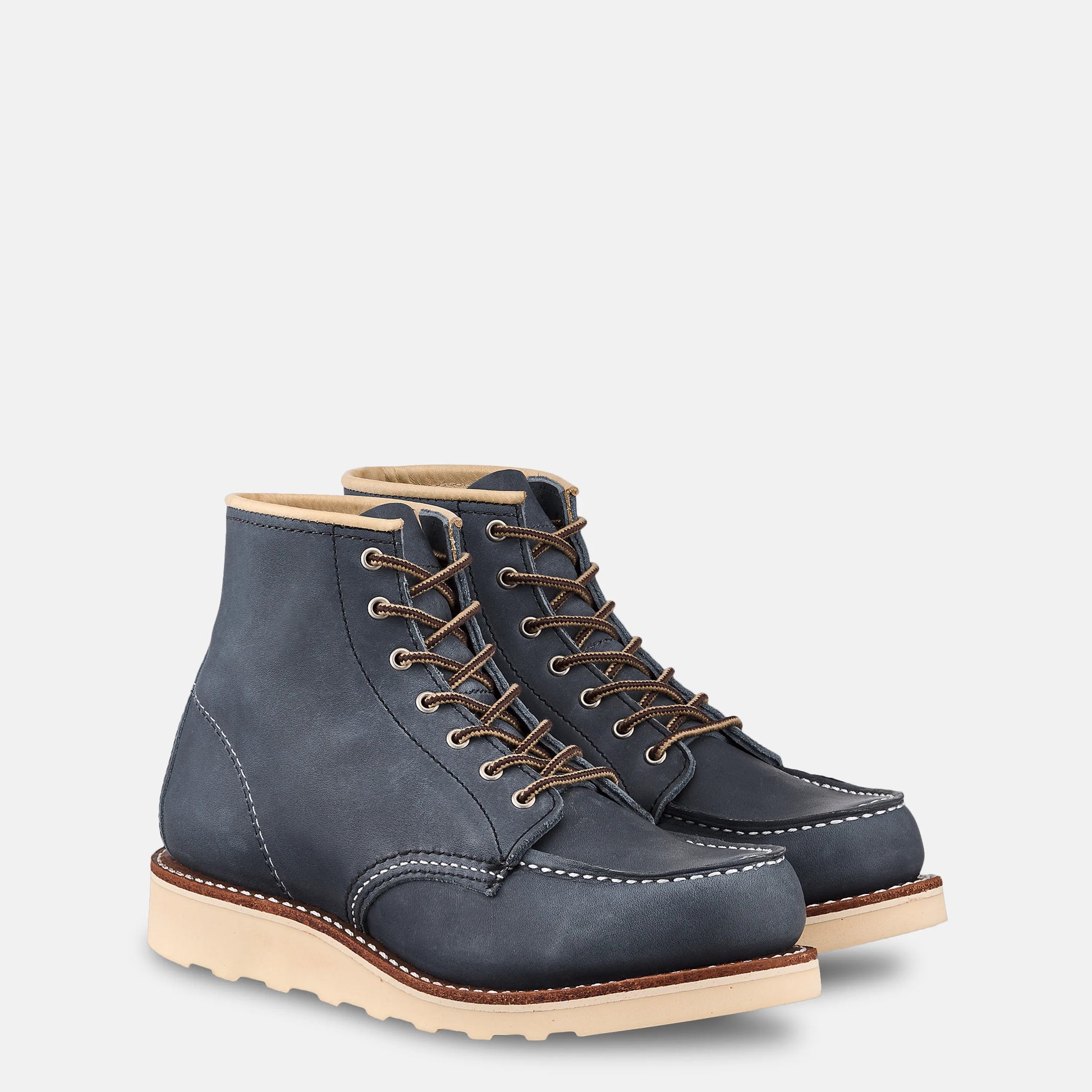 Red Wing Shoes 6-Inch Moc Short Boot in Blue Leather 3353 | Red Wing Heritage