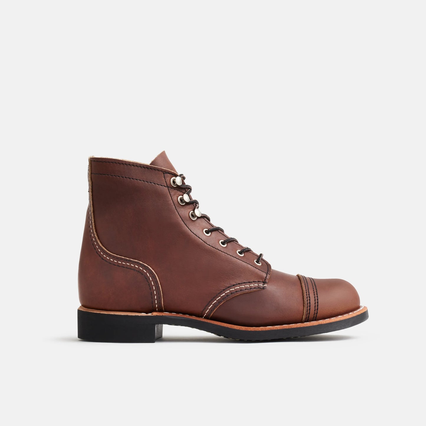 Red Wing Shoes Iron Ranger Short Boot in Dark Brown Leather 3365 | Red Wing Heritage