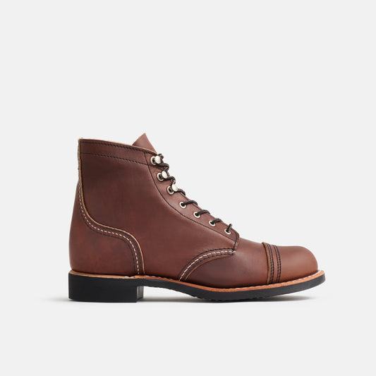 Red Wing Shoes Iron Ranger Short Boot in Dark Brown Leather 3365 | Red Wing Heritage