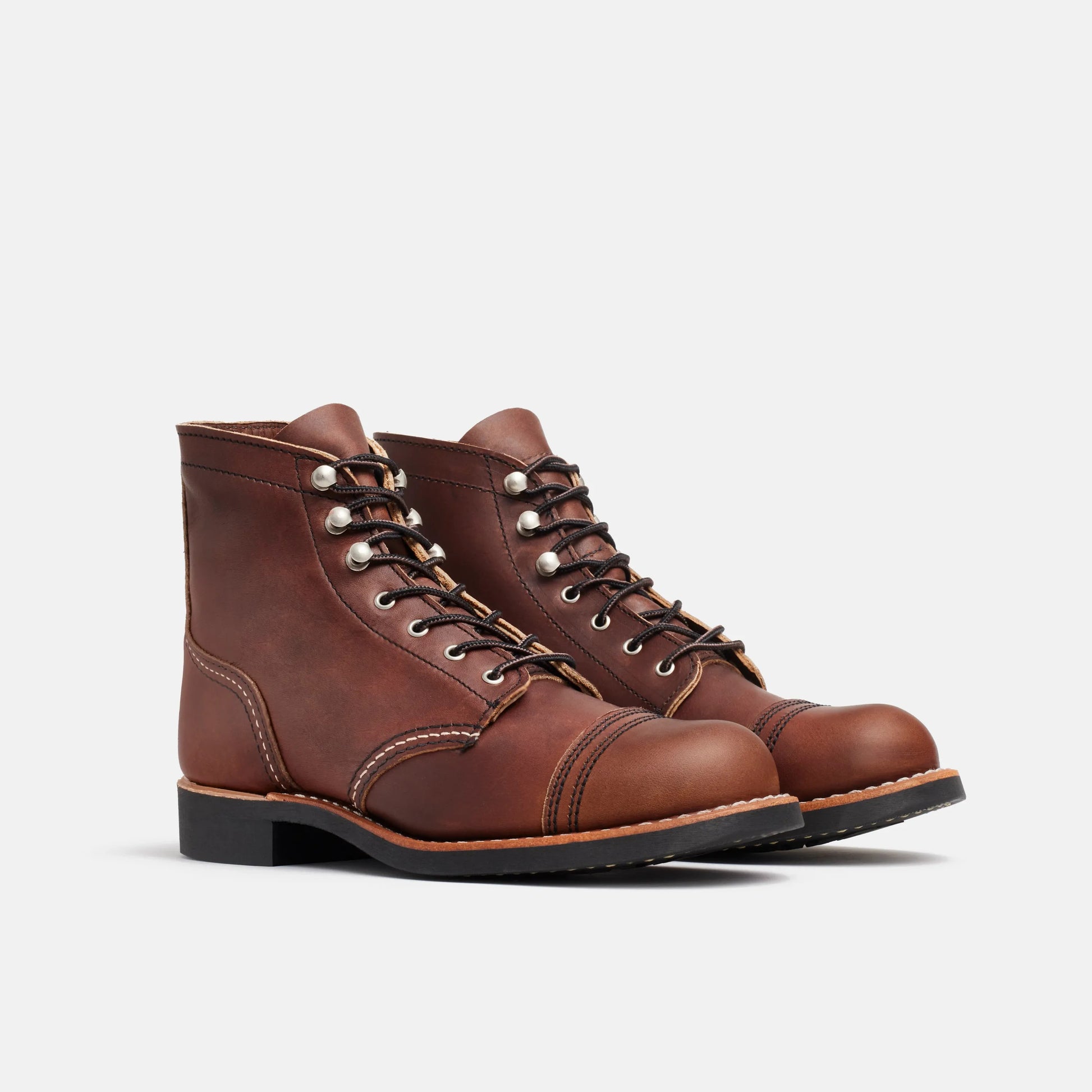 Red Wing Shoes Iron Ranger Short Boot in Dark Brown Leather 3365 | Red Wing Heritage