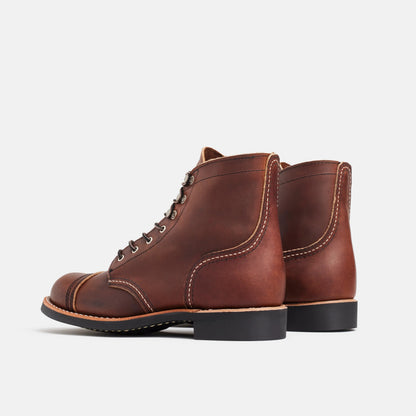 Red Wing Shoes Iron Ranger Short Boot in Dark Brown Leather 3365 | Red Wing Heritage