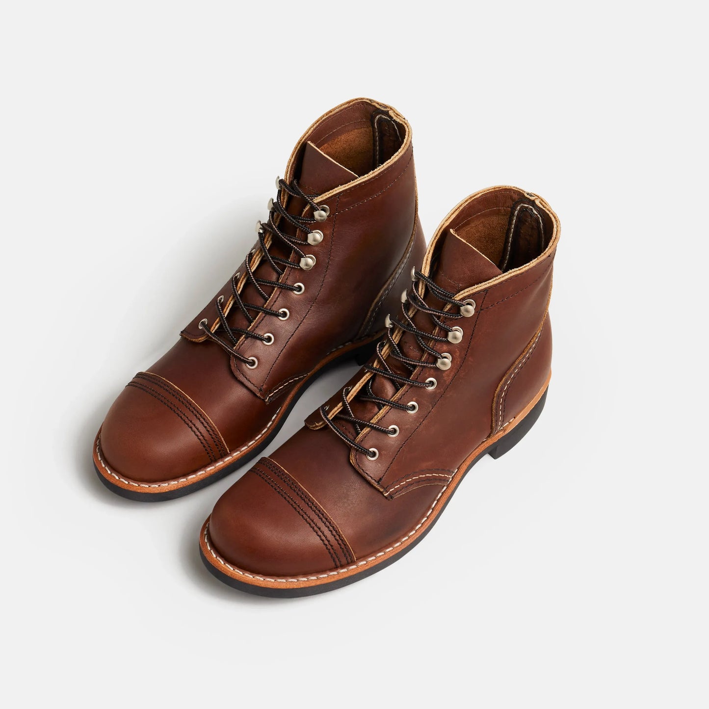 Red Wing Shoes Iron Ranger Short Boot in Dark Brown Leather 3365 | Red Wing Heritage
