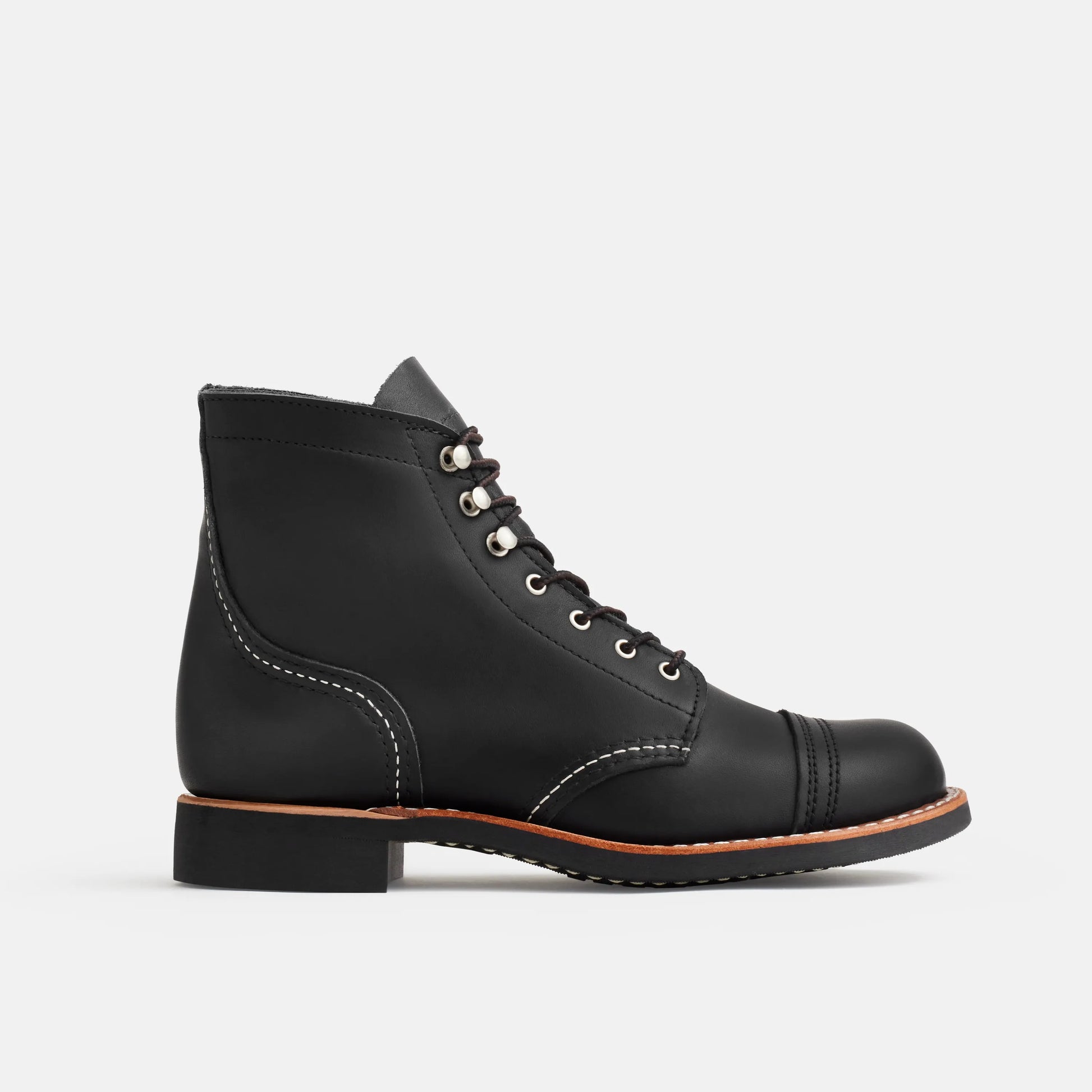 Red Wing Shoes Iron Ranger Short Boot in Black Leather 3366 | Red Wing Heritage