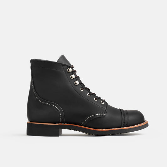 Red Wing Shoes Iron Ranger Short Boot in Black Leather 3366 | Red Wing Heritage