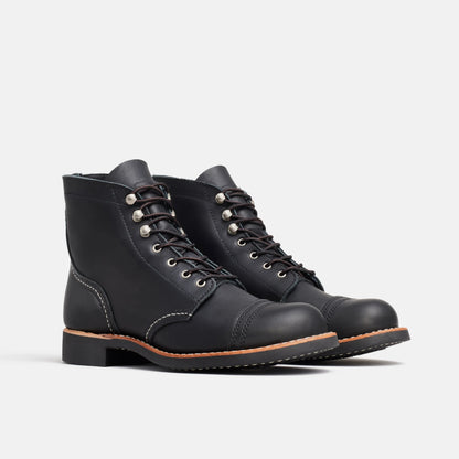 Red Wing Shoes Iron Ranger Short Boot in Black Leather 3366 | Red Wing Heritage