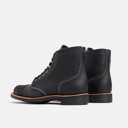 Red Wing Shoes Iron Ranger Short Boot in Black Leather 3366 | Red Wing Heritage