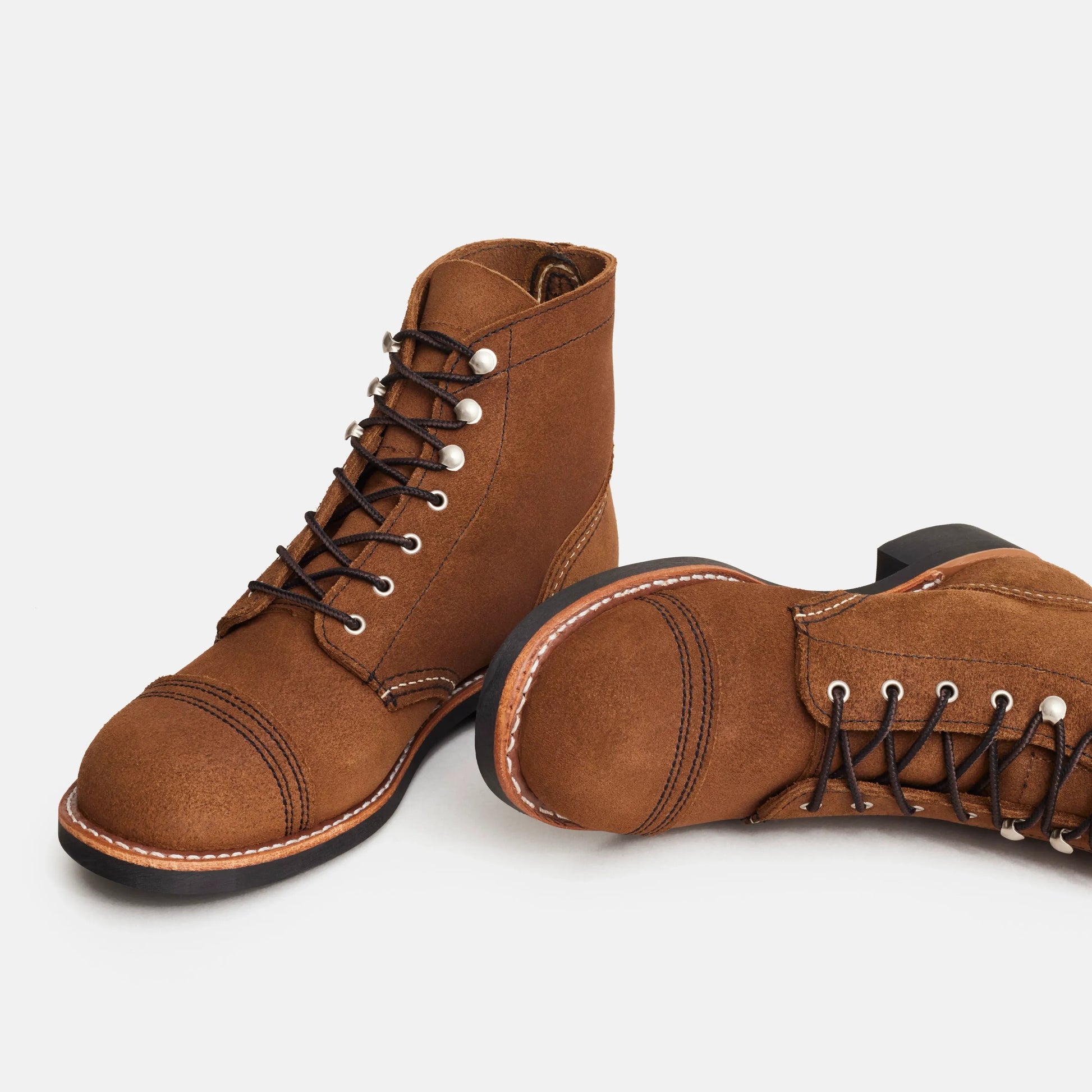 Red Wing Shoes Iron Ranger Short Boot in Clove Acampo Leather 3364 | Red Wing Heritage
