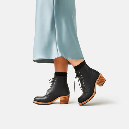 Red Wing Shoes Clara Heeled Boot in Black Leather 3405 | Red Wing Heritage