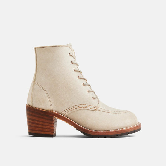 Red Wing Shoes Clara Heeled Boot in White Leather 3409 | Red Wing Heritage