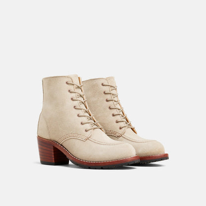 Red Wing Shoes Clara Heeled Boot in White Leather 3409 | Red Wing Heritage