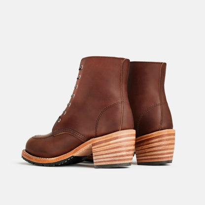 Red Wing Shoes Clara Heeled Boot in Dark Brown Leather 3406