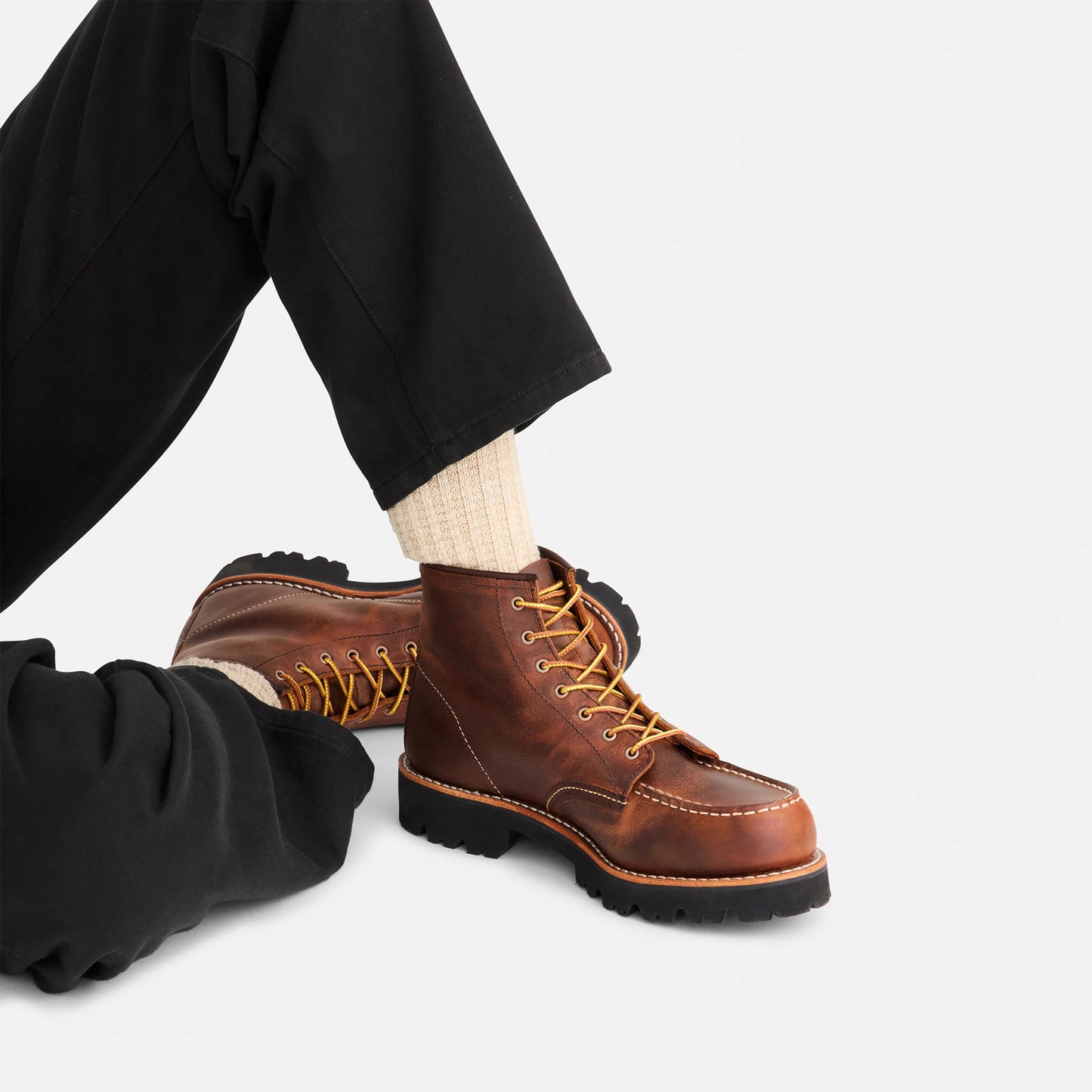Red Wing Shoes Porter Moc in Copper Rough & Tough 3498 | Red Wing Heritage