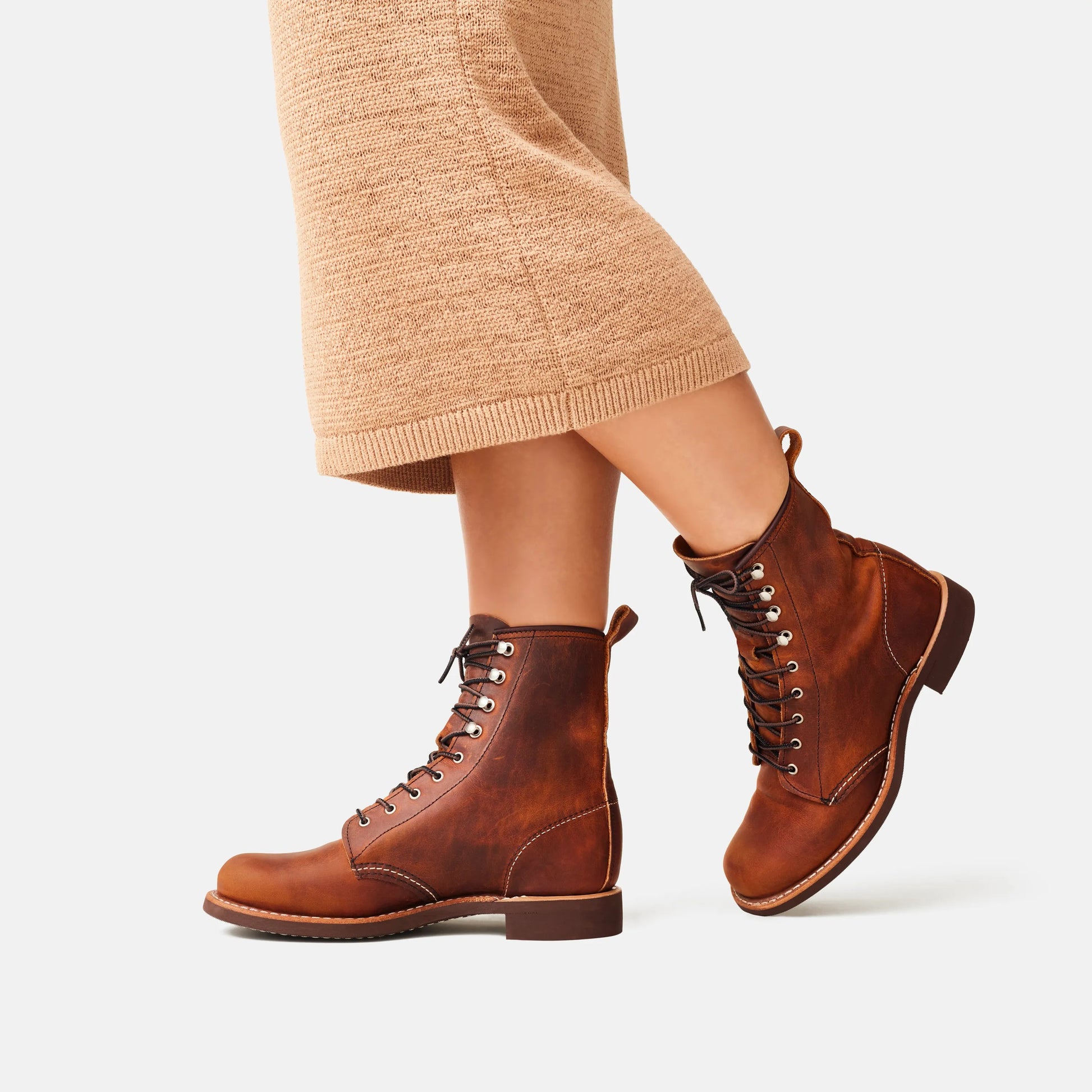 Red Wing Shoes Silversmith Short Boot in Brown Leather 3362