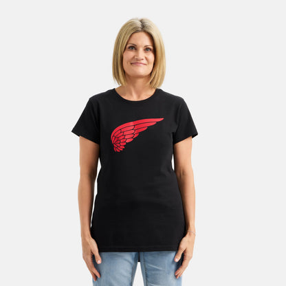 Red Wing Shoes Short Sleeve Classic Wing Tee in Black 98484