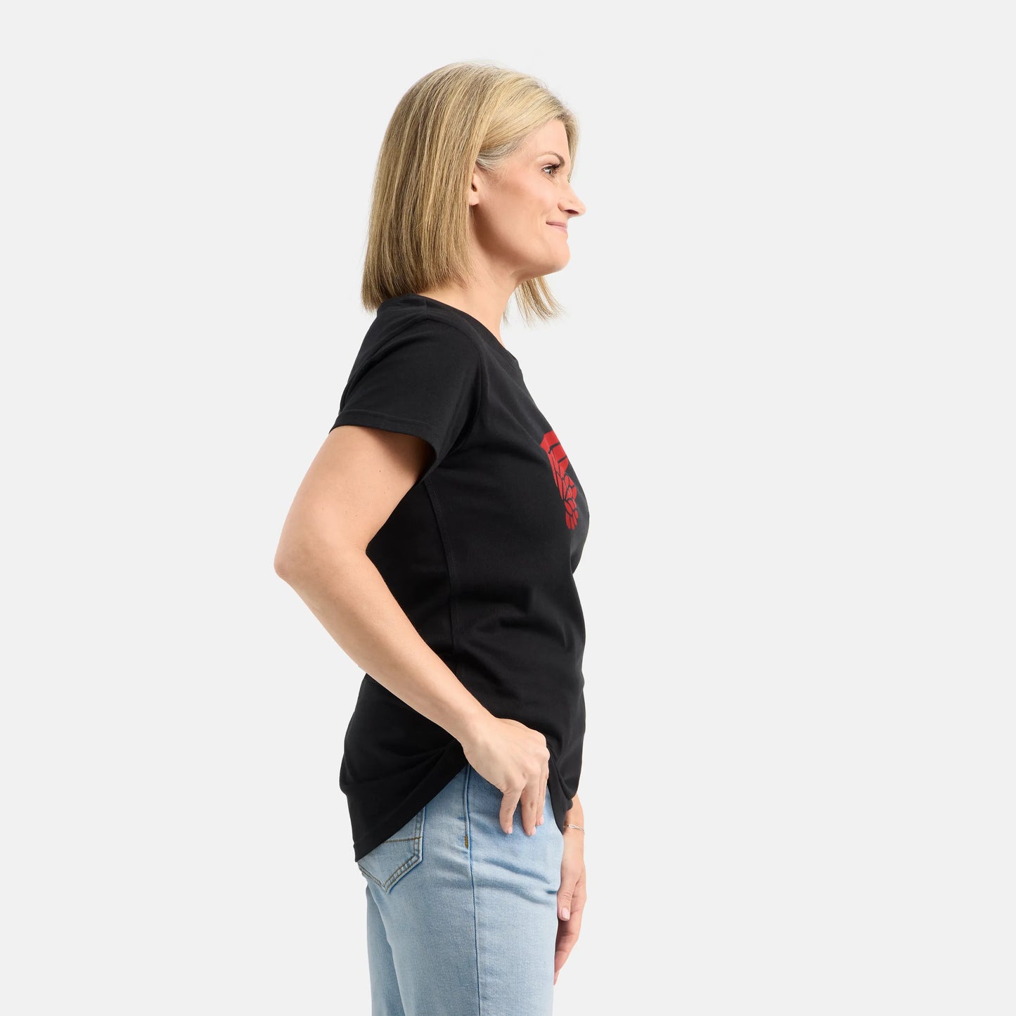 Red Wing Shoes Short Sleeve Classic Wing Tee in Black 98484