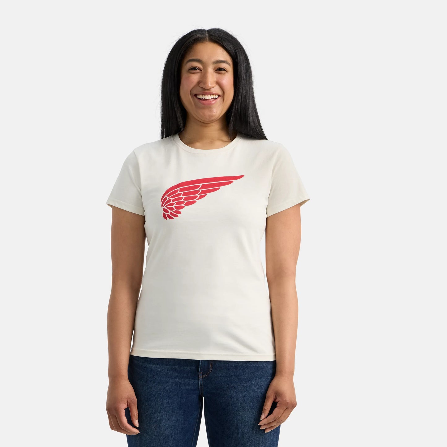 Red Wing Shoes Short Sleeve Classic Wing Tee in White 98483