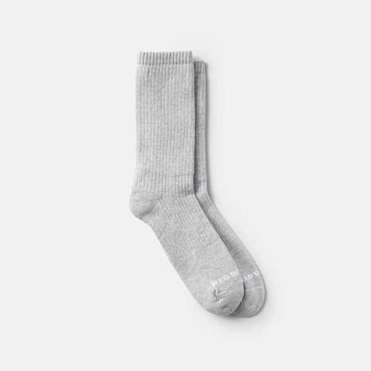 Red Wing Shoes Unisex Cushion Crew Socks in Gray | Red Wing Heritage 97671