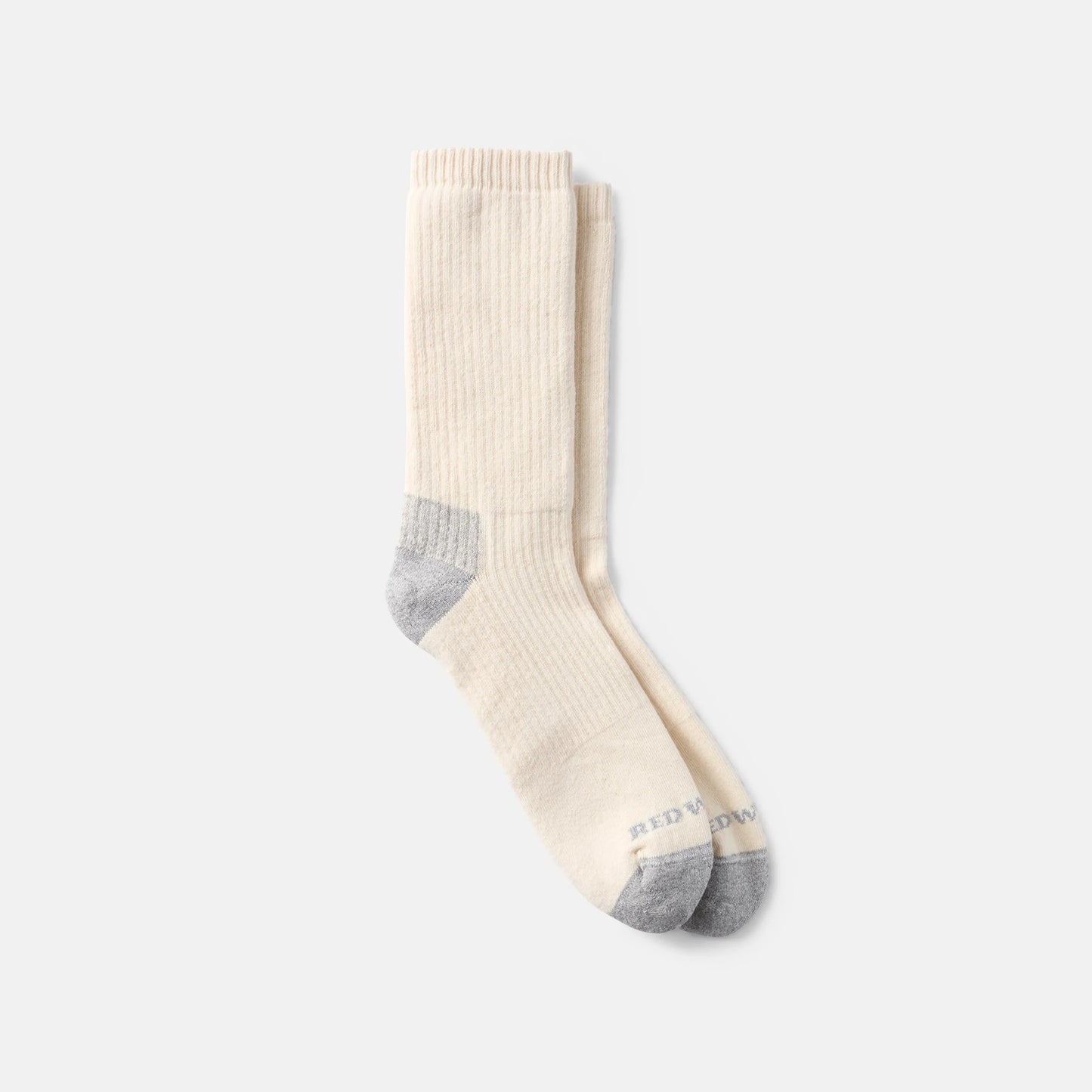 Red Wing Shoes Unisex Cushion Crew Socks in Cream | Red Wing Heritage 97678
