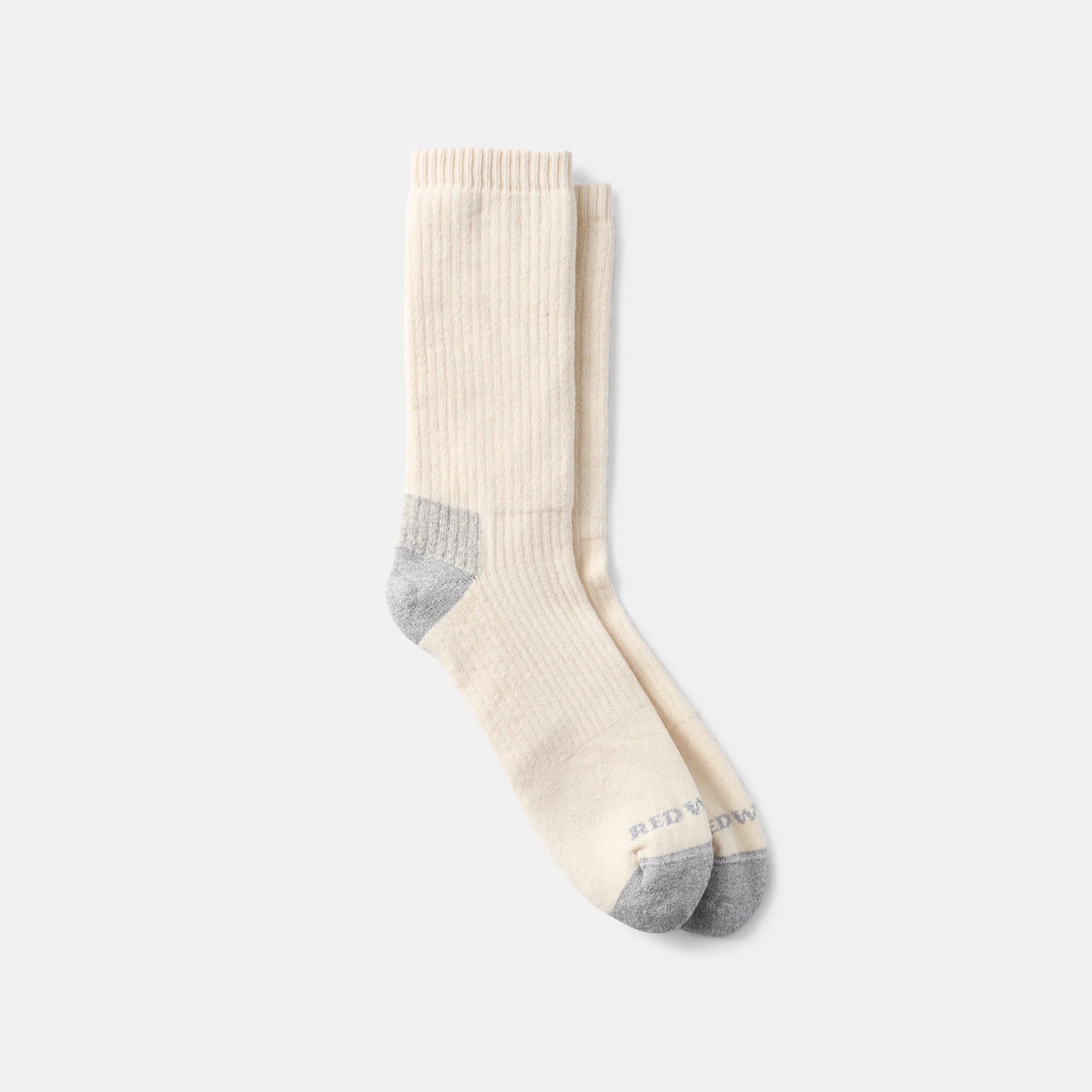 Red Wing Shoes Unisex Cushion Crew Socks in Cream | Red Wing Heritage 97678