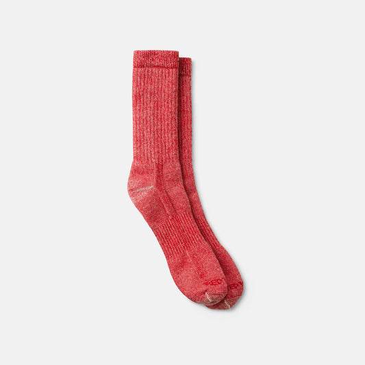 Red Wing Shoes Unisex Full Crew Socks in Scarlet | Red Wing Heritage 97674