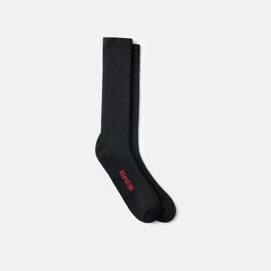 Red Wing Shoes Unisex Breeze Nylon Crew Sock in Black 97305