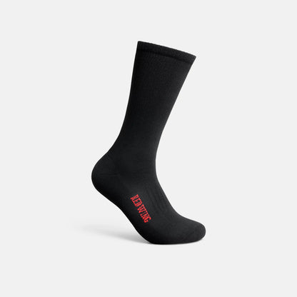 Red Wing Shoes Unisex Breeze Nylon Crew Sock in Black 97305