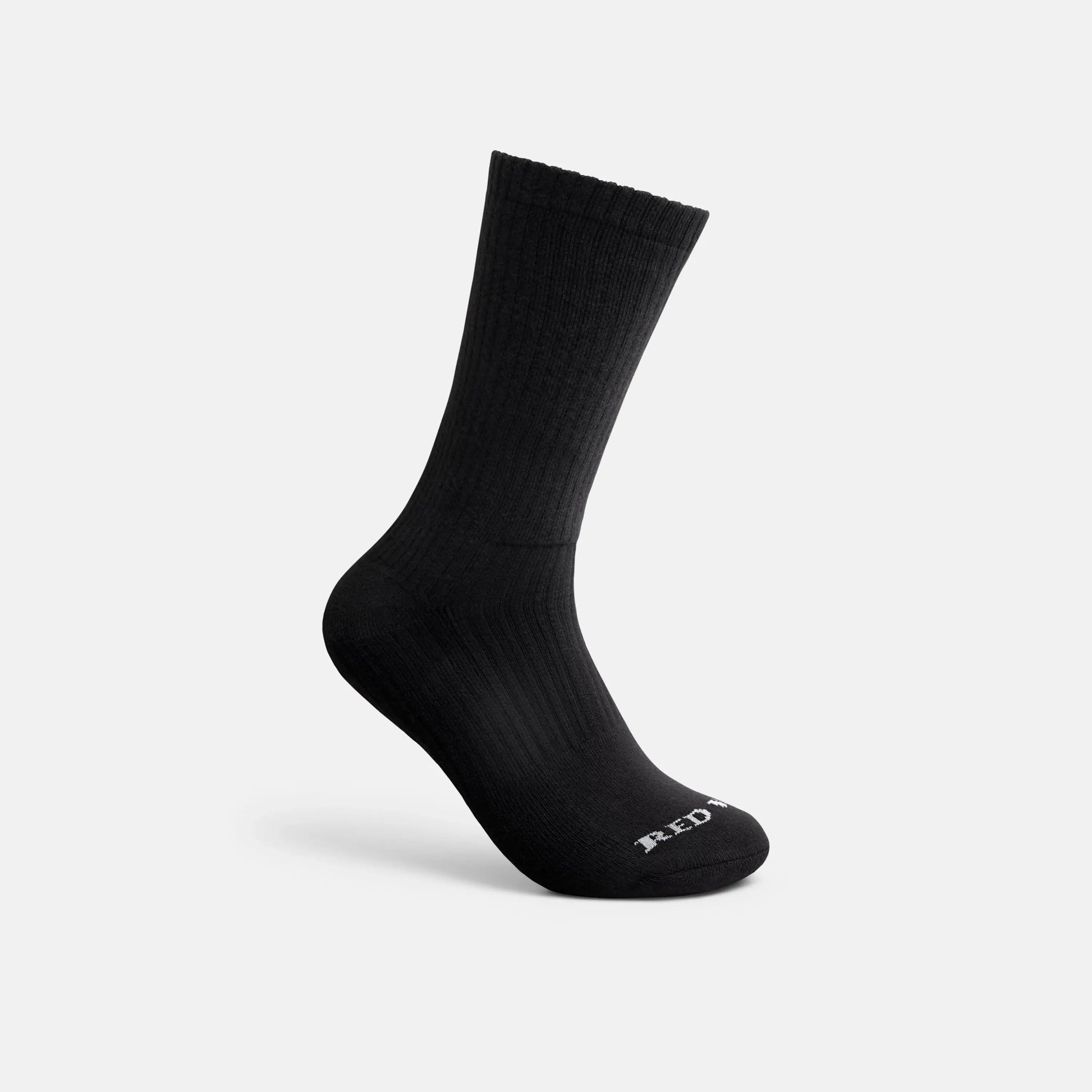 Red Wing Shoes Unisex Cotton Blend Crew Sock in Black 97266