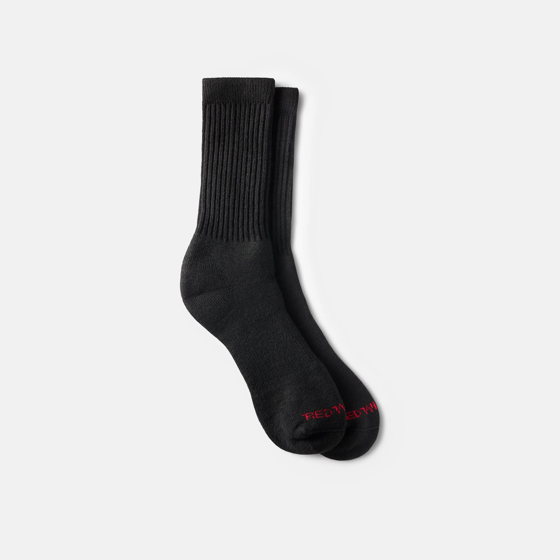 Red Wing Shoes Unisex Acrylic Blend Crew Sock in Black 97308