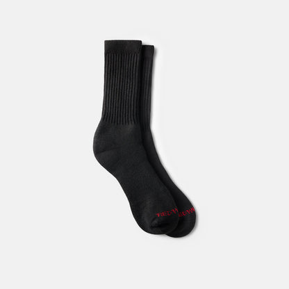Red Wing Shoes Unisex Acrylic Blend Crew Sock in Black 97308