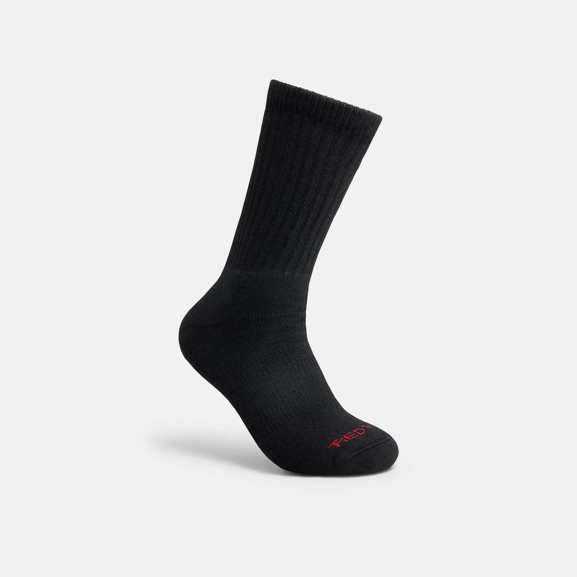 Red Wing Shoes Unisex Acrylic Blend Crew Sock in Black 97308