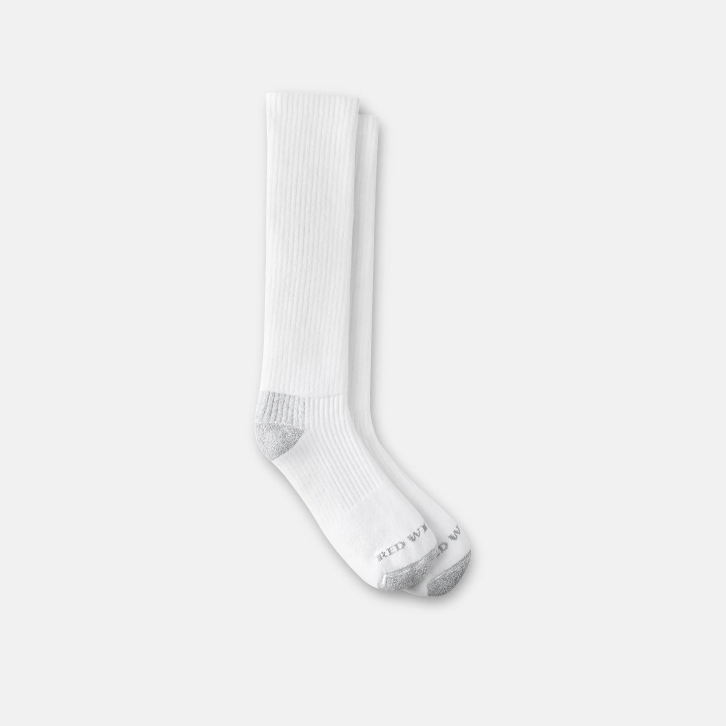 Red Wing Shoes Unisex Cotton Blend Over-the-Calf Sock in White 97274