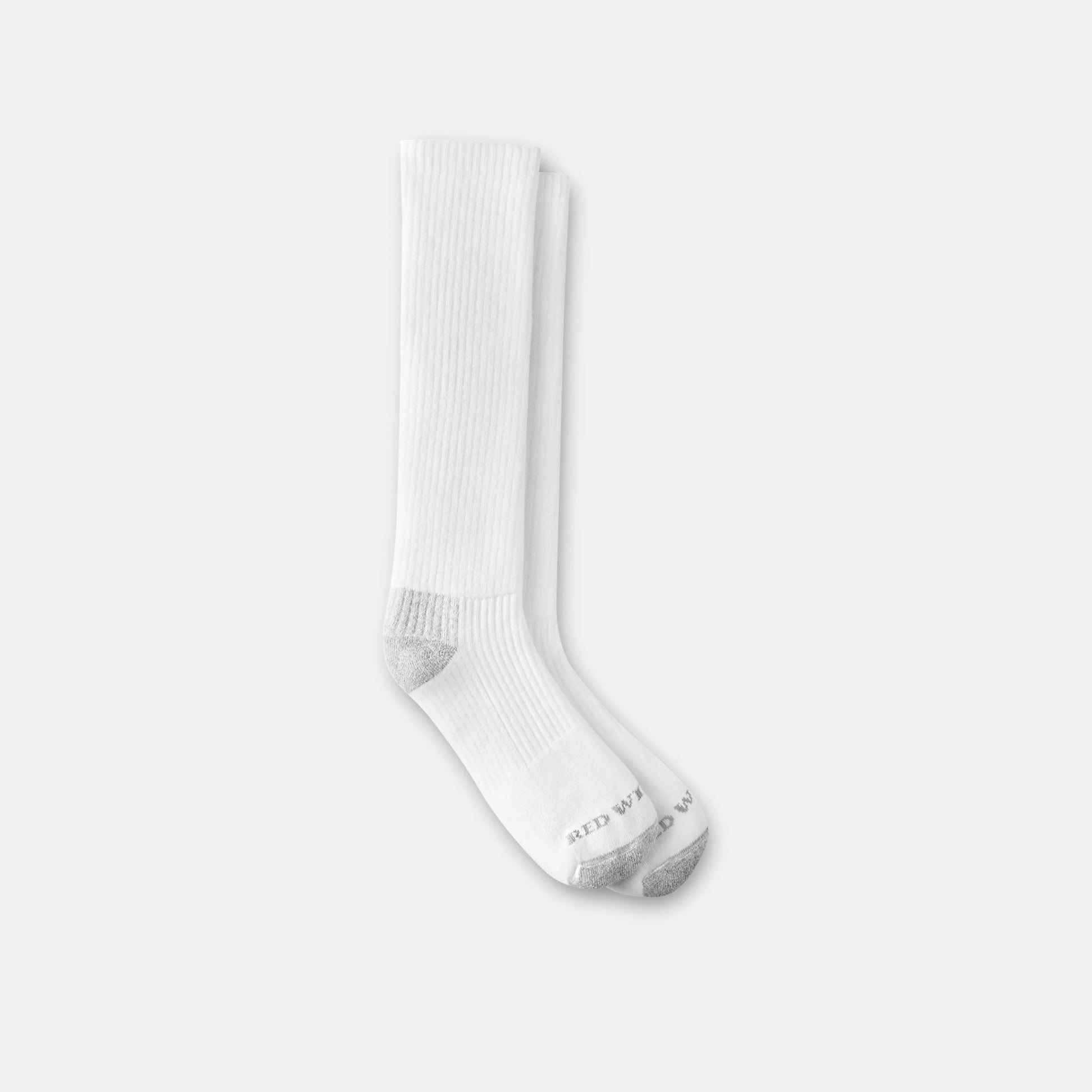Red Wing Shoes Unisex Cotton Blend Over-the-Calf Sock in White 97274